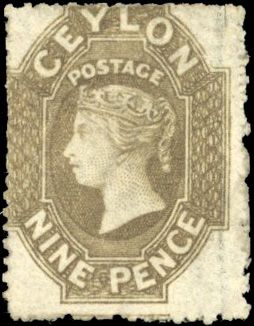 Stanley Gibbons CEYLON N°33b Individuel Neuf sans gomme