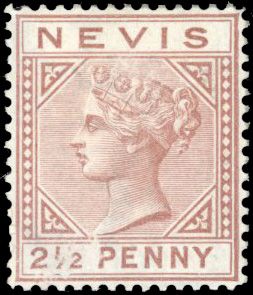 Stanley Gibbons ST KITTS-NEVIS - NEVIS N°24 Individuel Neuf avec gomme