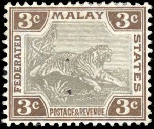 Stanley Gibbons MALAYSIA - FEDERATED MALAY STATES N°32 Individuel Neuf avec gomme