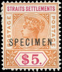 Stanley Gibbons MALAYSIA - STRAITS SETTLEMENTS N°105 Individuel Neuf avec gomme