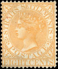 Stanley Gibbons MALAYSIA - STRAITS SETTLEMENTS N°14 Individuel Neuf sans gomme