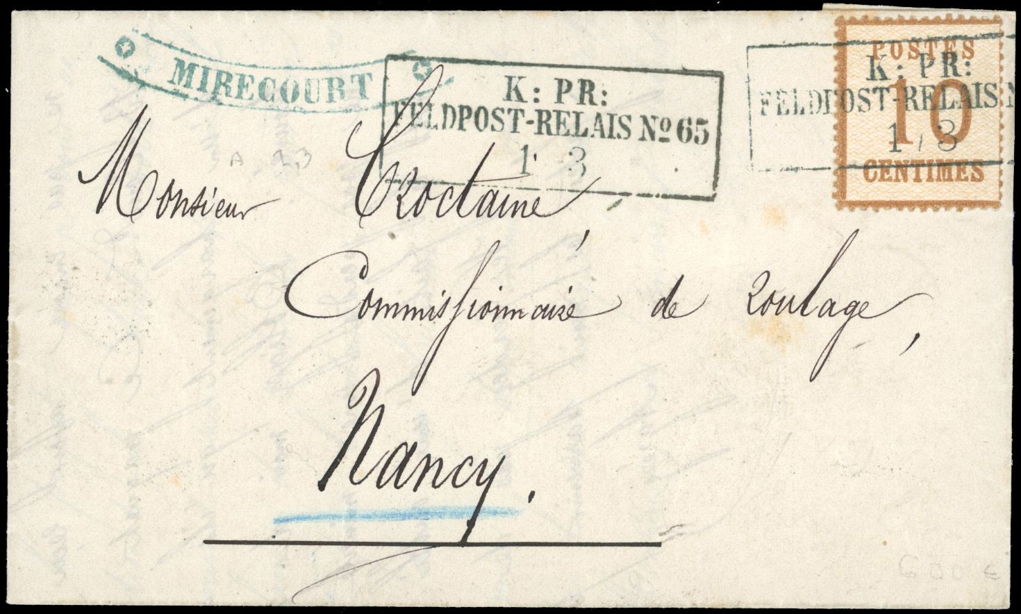 Yvert et Tellier Alsace Lorraine Provisoires N°5 Individuel Oblitéré