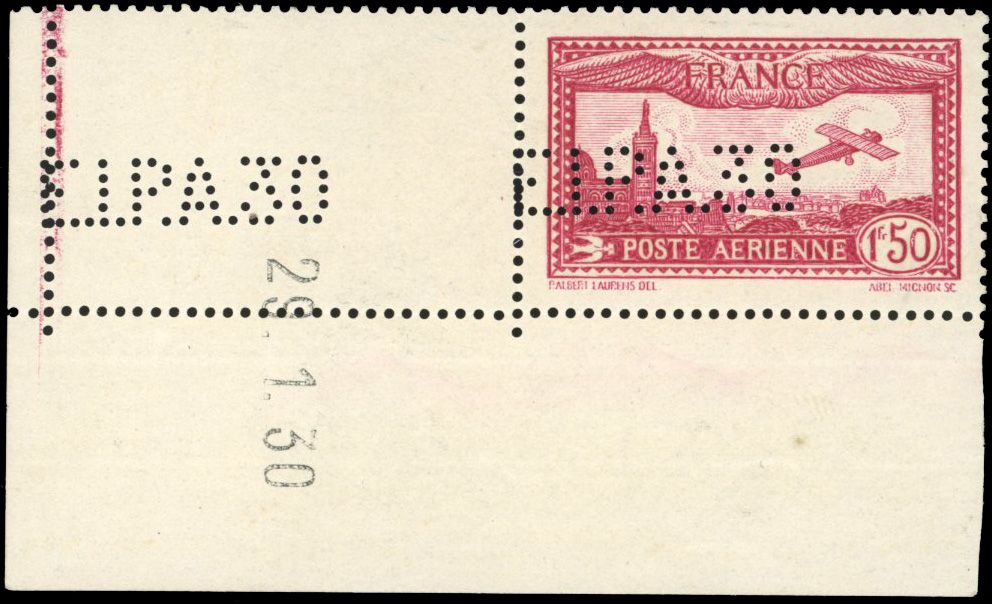 Yvert et Tellier Poste aérienne N°6d Individuel Neuf avec gomme