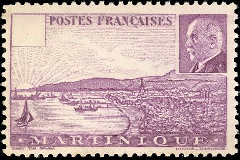 Yvert et Tellier MARTINIQUE N°189a Individuel Neuf sans gomme