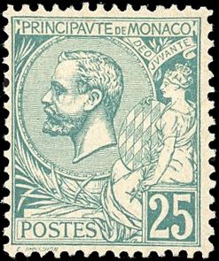 Yvert et Tellier MONACO N°16 Individuel Neuf avec gomme