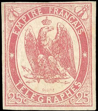 Yvert et Tellier Timbres-Télégraphe N°1 Individuel Neuf avec gomme
