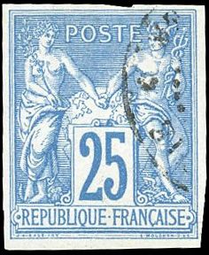Yvert et Tellier COLONIES GENERALES N°35 Individuel Oblitéré
