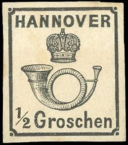 Yvert et Tellier ALLEMAGNE HANOVRE N°16 Individuel Neuf avec gomme