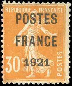 Yvert et Tellier Préoblitérés N°35 Individuel Neuf sans gomme