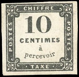 Yvert et Tellier Timbres-Taxe N°1 Individuel Neuf sans gomme