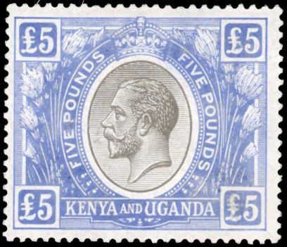 Stanley Gibbons KENYA UGANDA and TANGANYIKA N°99 Individuel Neuf avec gomme