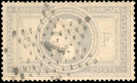 Yvert et Tellier Empire Lauré 1863 1870 N°33 Individuel Oblitéré