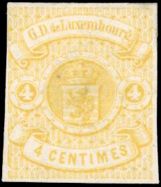 Yvert et Tellier LUXEMBOURG N°5 Individuel Neuf avec gomme