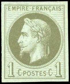 Yvert et Tellier Empire Lauré 1863 1870 N°25c Individuel Neuf avec gomme
