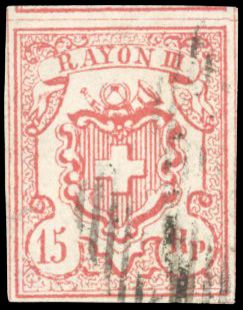 Zumstein SUISSE N°20 Individuel Oblitéré