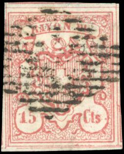 Zumstein SUISSE N°19 Individuel Oblitéré
