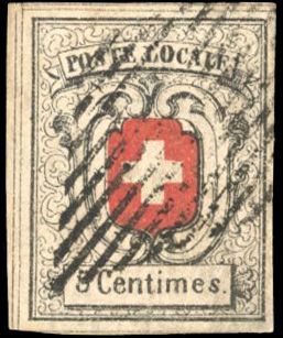 Zumstein SUISSE N°11 Individuel Oblitéré