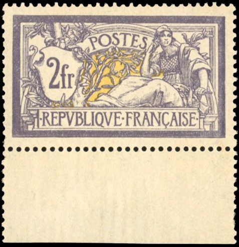 Yvert et Tellier France moderne N°122 Individuel Neuf avec gomme intacte