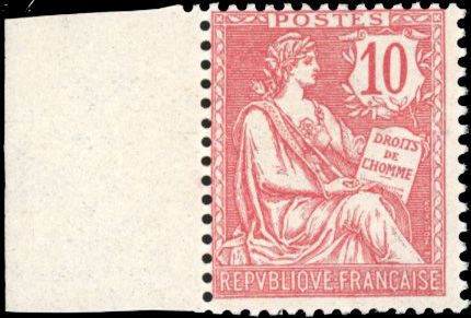 Yvert et Tellier France moderne N°124b Individuel Neuf avec gomme intacte