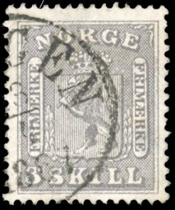Yvert et Tellier NORVEGE N°7 Individuel Oblitéré