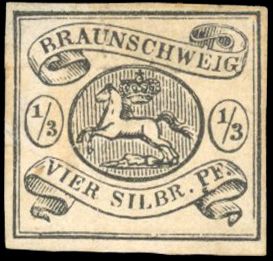 Yvert et Tellier ALLEMAGNE BRUNSWICK N°5 Individuel Neuf avec gomme