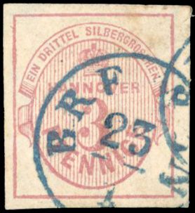 Yvert et Tellier ALLEMAGNE HANOVRE N°8 Individuel Oblitéré