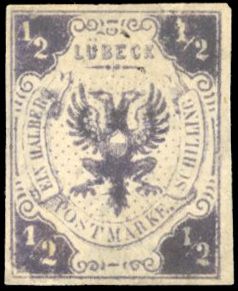 Yvert et Tellier ALLEMAGNE LUBECK N°1 Individuel Neuf sans gomme