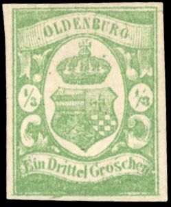 Yvert et Tellier ALLEMAGNE OLDENBOURG N°10 Individuel Neuf sans gomme