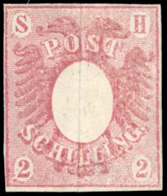 Yvert et Tellier ALLEMAGNE SCHLESWIG HOLSTEIN N°2 Individuel Neuf sans gomme