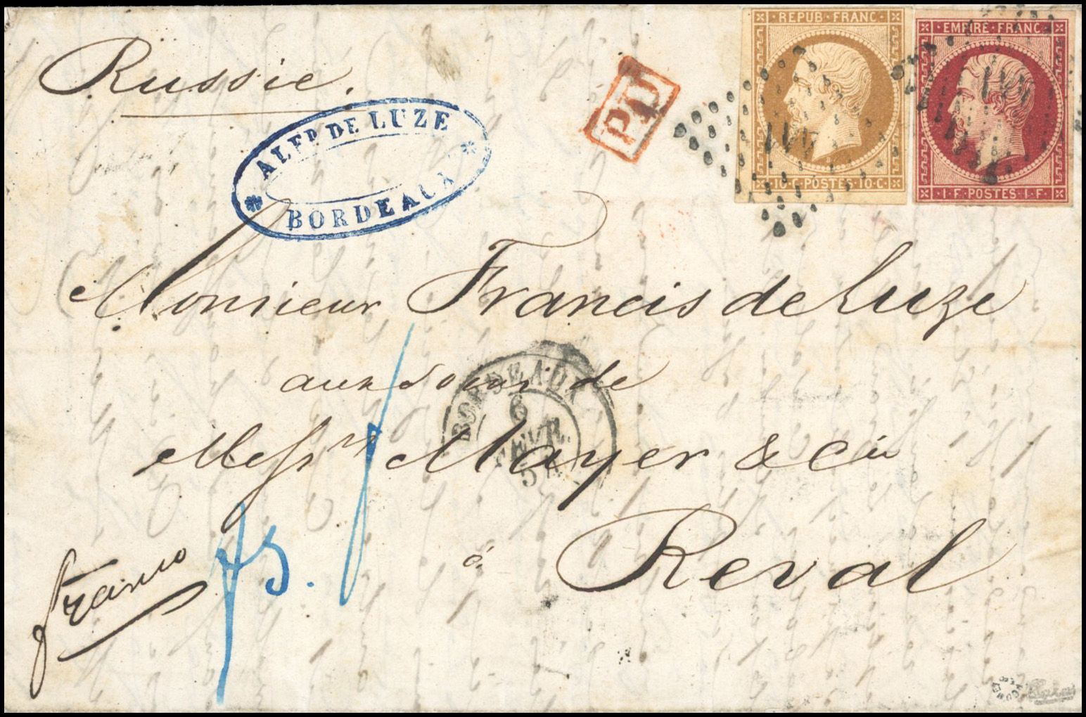 Yvert et Tellier Présidence 1852 N°9 + 18 Individuel Oblitéré