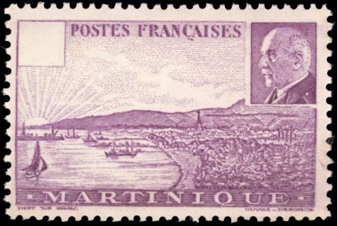 Yvert et Tellier MARTINIQUE N°189a Individuel Neuf sans gomme