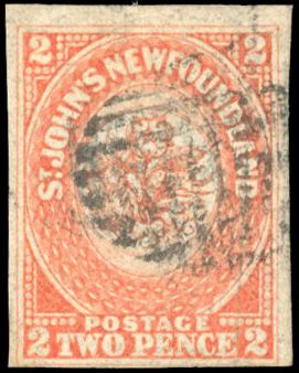 Stanley Gibbons CANADA - NEW FOUNDLAND N°10 Individuel Oblitéré