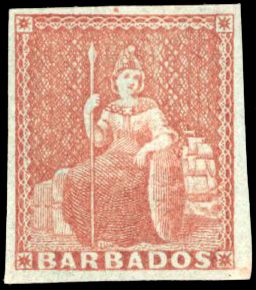 Stanley Gibbons BARBADOS N°5 Individuel Neuf avec gomme