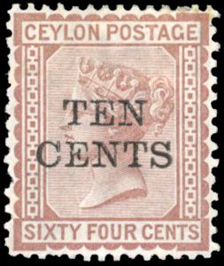Stanley Gibbons CEYLON N°164 Individuel Neuf sans gomme