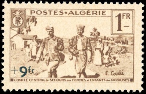 Yvert et Tellier ALGERIE N°162a Individuel Neuf avec gomme intacte