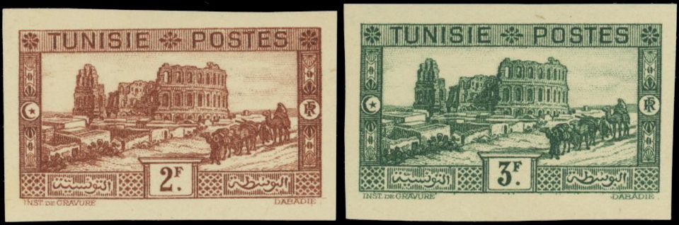 Yvert et Tellier TUNISIE N°176+ 177 Individuel Neuf sans gomme