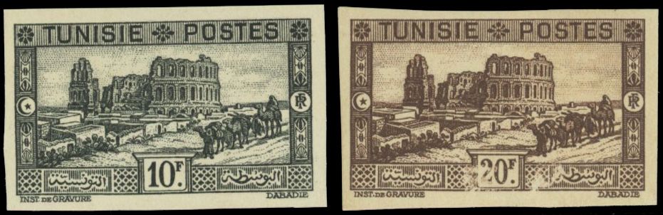 Yvert et Tellier TUNISIE N°179+ 180 Individuel Neuf sans gomme