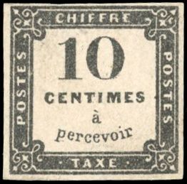 Yvert et Tellier Timbres-Taxe N°1 Individuel Neuf sans gomme