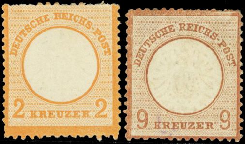 Yvert et Tellier ALLEMAGNE N°21 + 24 Individuel Neuf avec gomme