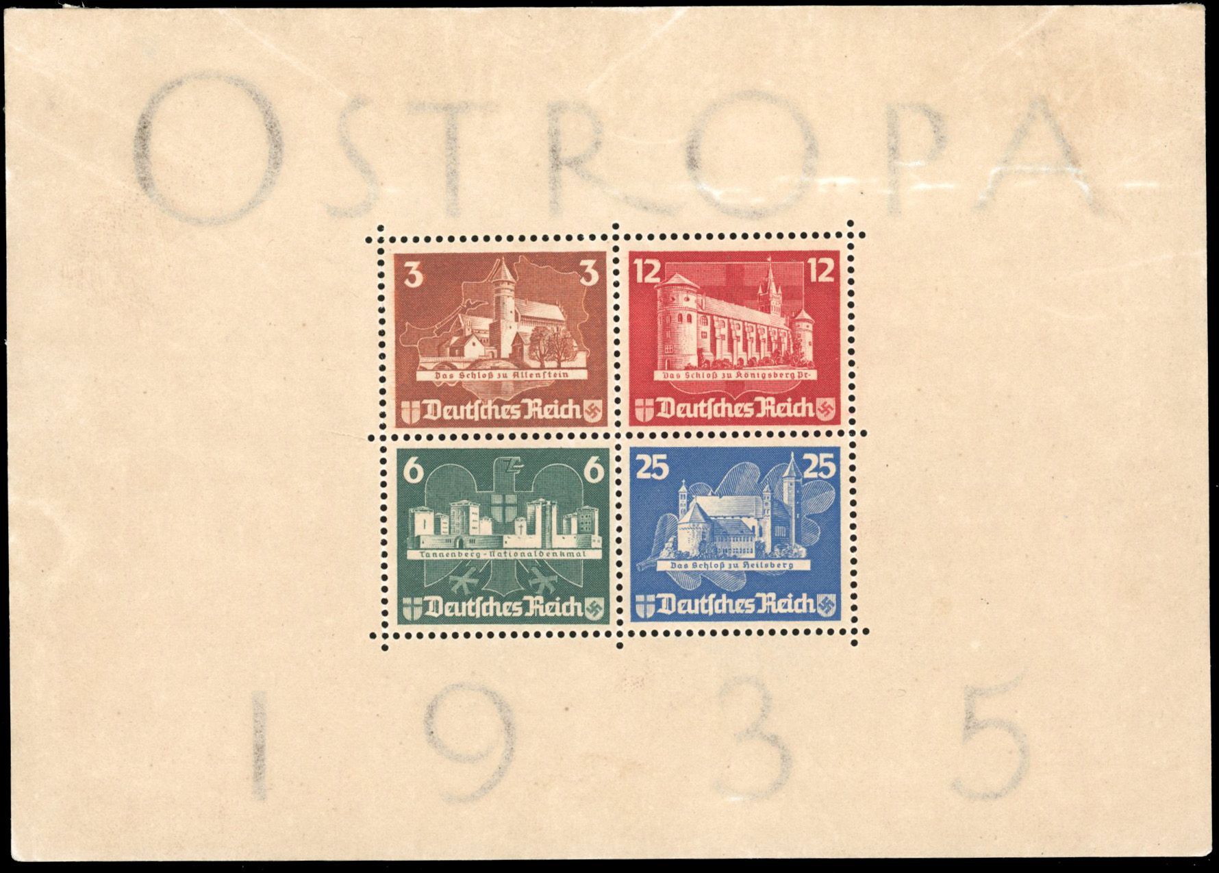 Yvert et Tellier ALLEMAGNE N°3 Individuel Neuf avec gomme