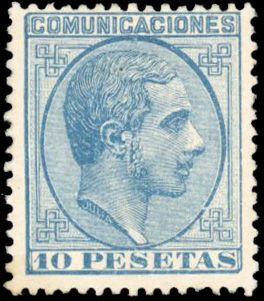 Yvert et Tellier ESPAGNE N°182 Individuel Neuf avec gomme