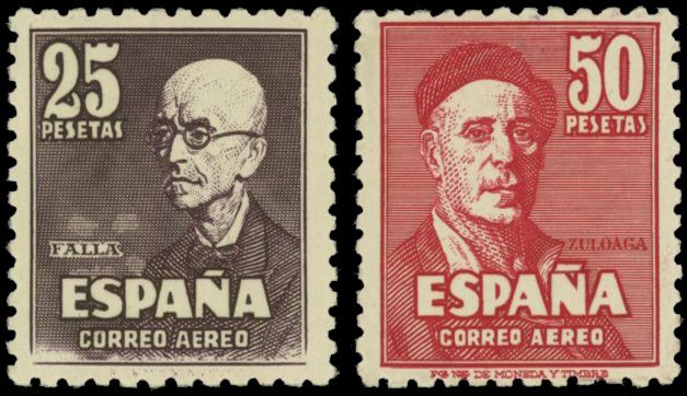 Yvert et Tellier ESPAGNE N°236 / 237 Individuel Neuf avec gomme