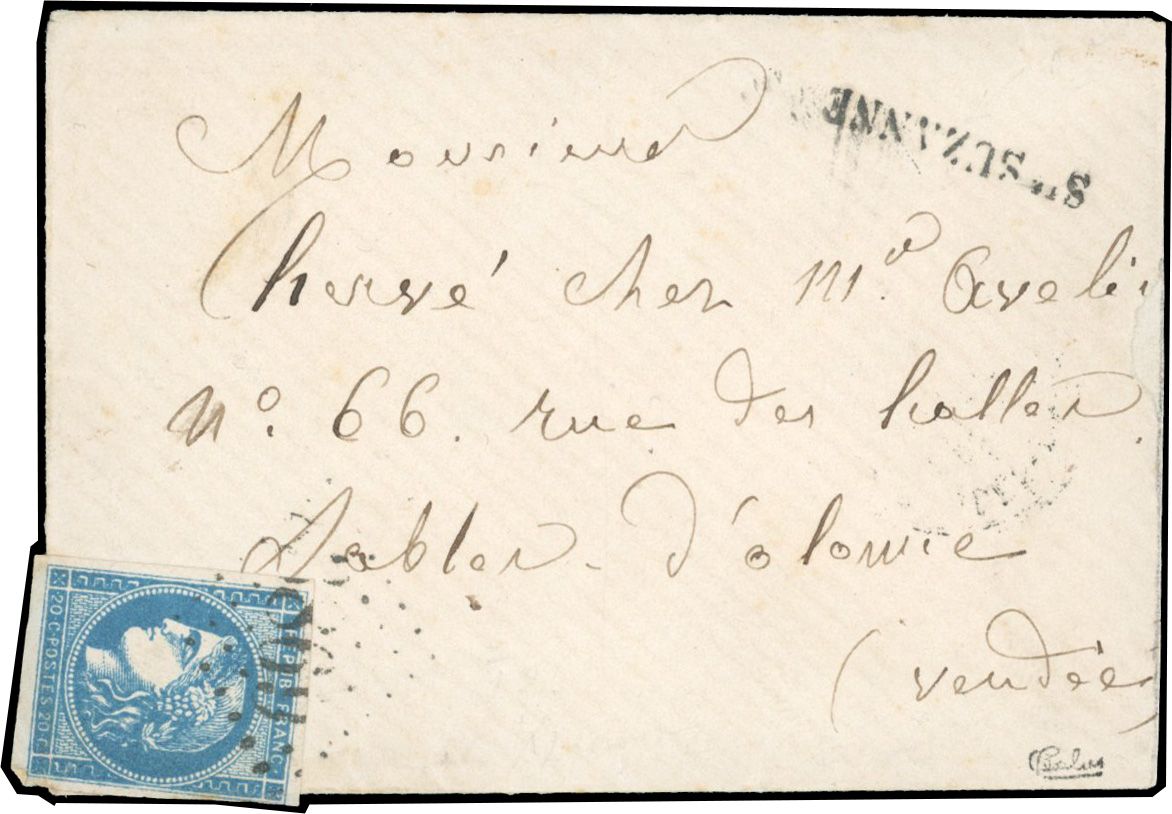 Yvert et Tellier Emission de Bordeaux 1870 1871 N°45C Individuel Oblitéré