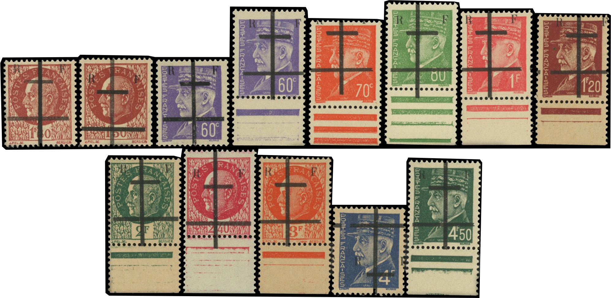 Yvert et Tellier Libération N°1 x 2+5/8 Individuel Neuf avec gomme intacte
