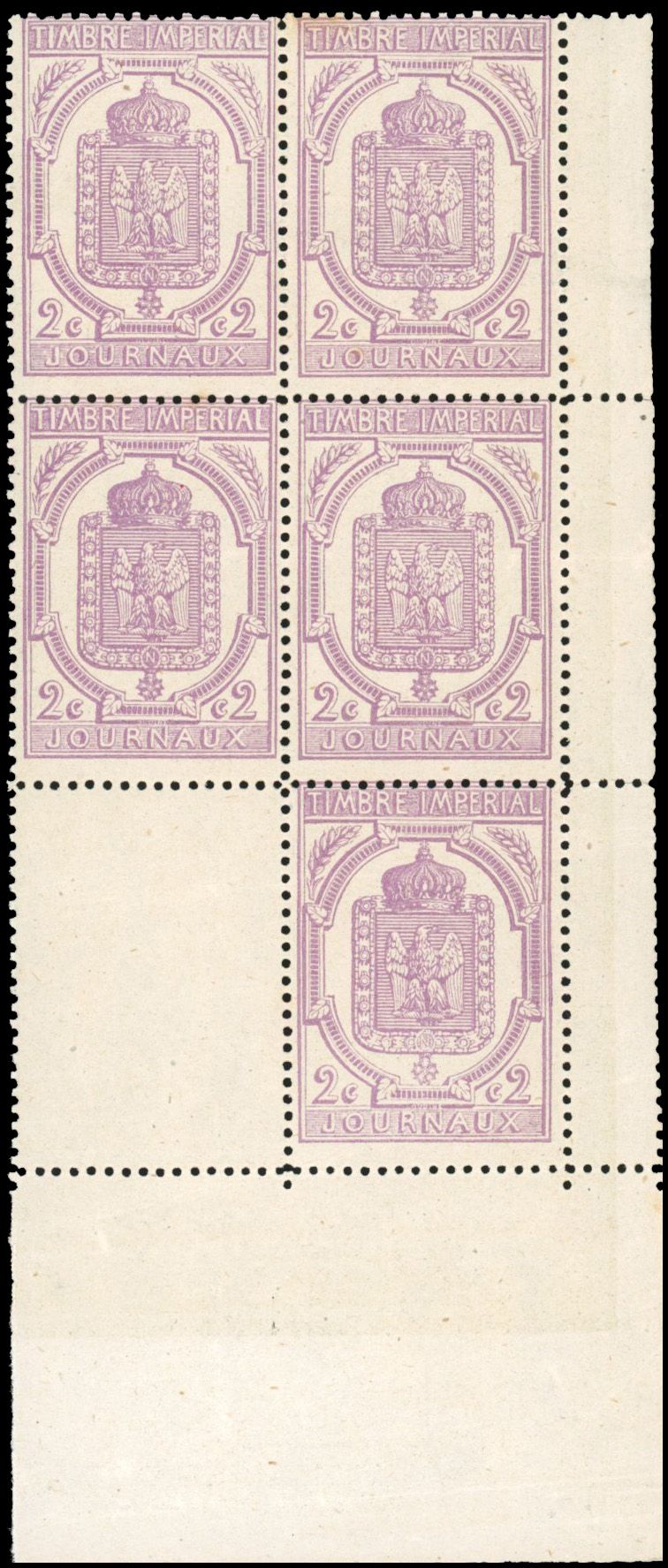 Yvert et Tellier Journaux N°7 Multiple Neuf avec gomme intacte