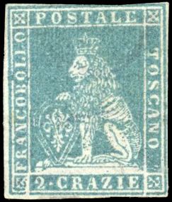 Yvert et Tellier ITALIE TOSCANE N°5 Individuel Neuf sans gomme