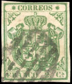 Yvert et Tellier ESPAGNE N°28 Individuel Oblitéré