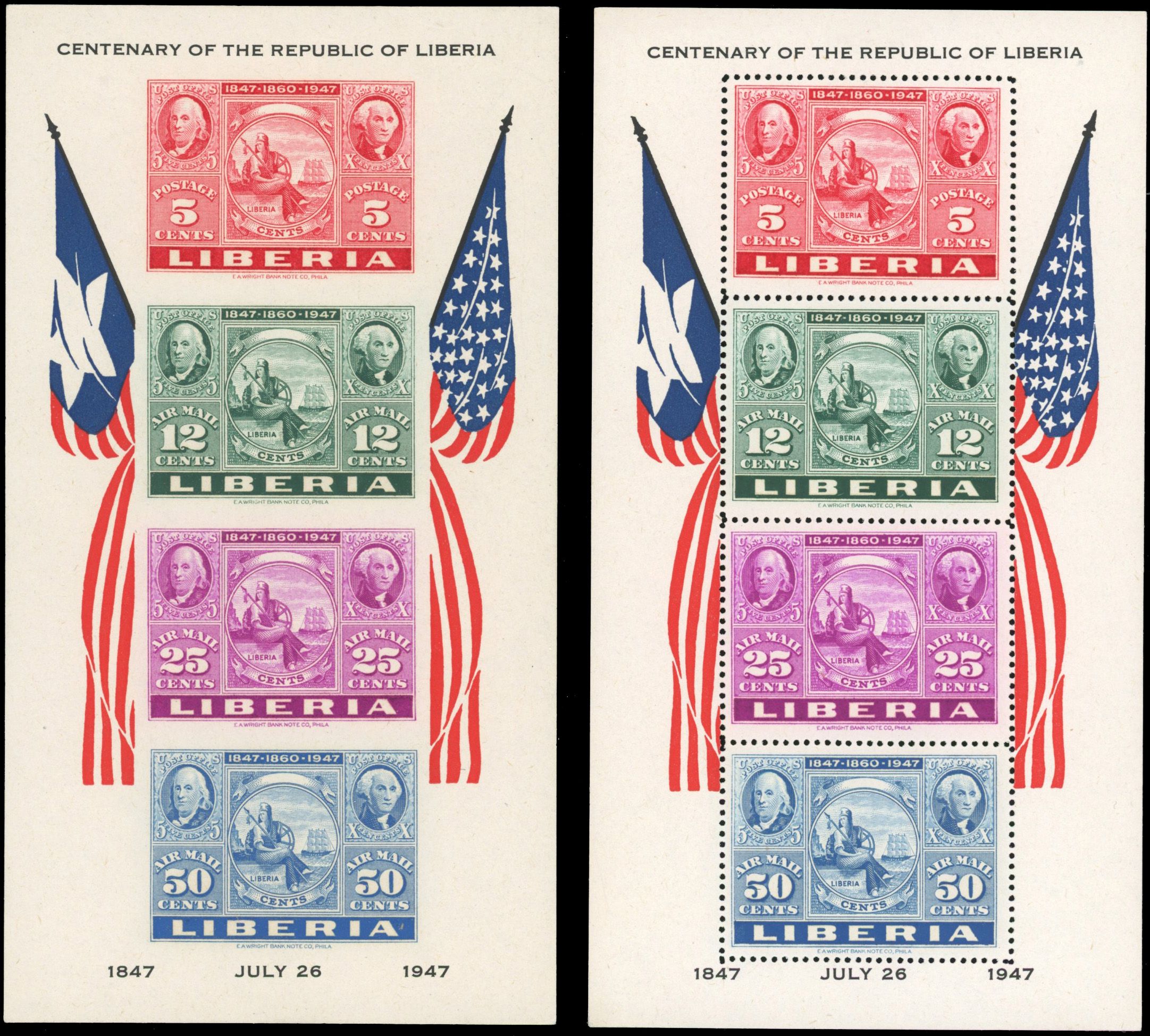 Yvert et Tellier LIBERIA N°1 Individuel Neuf avec gomme intacte