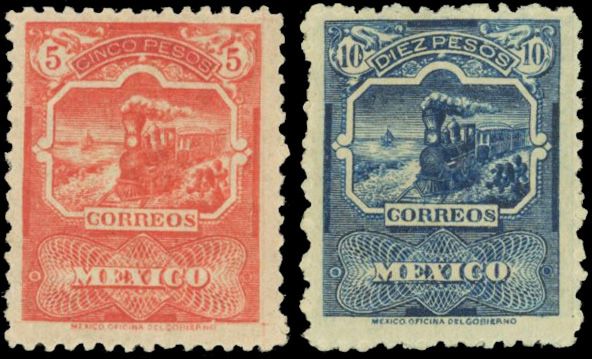 Yvert et Tellier MEXIQUE N°144 / 145 Individuel Neuf avec gomme