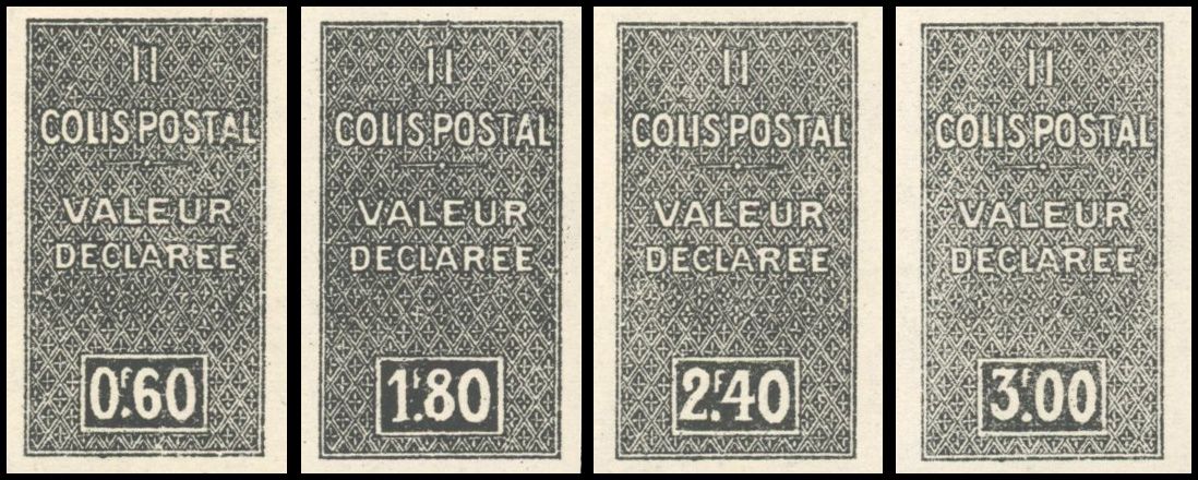 Yvert et Tellier ALGERIE N°51a/54a Individuel Neuf avec gomme intacte